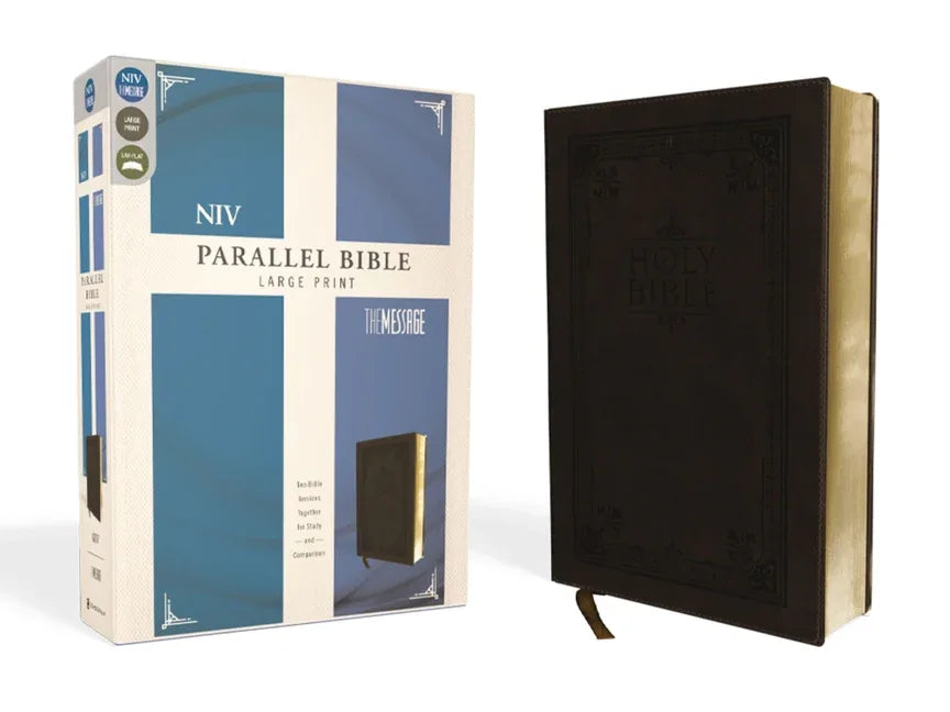 Side-By-Side Bible-PR-NIV/MS Large Print: Two Bible Versions Together for Study and Comparison - stevensbooks