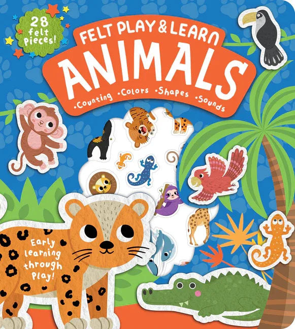 Felt Play & Learn Animals - stevensbooks