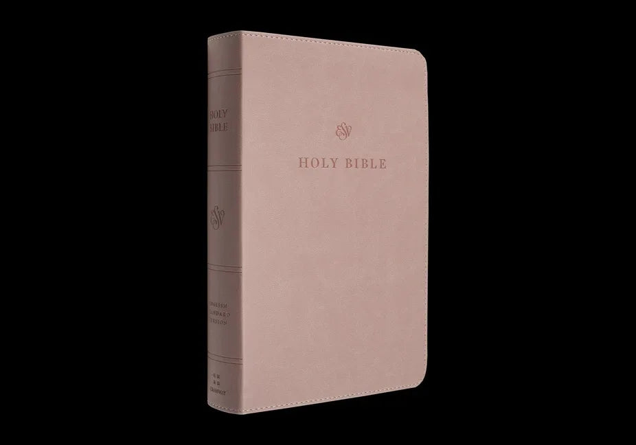 ESV Large Print Personal Size Bible, Red Letter (Trutone, Blush Rose) - stevensbooks