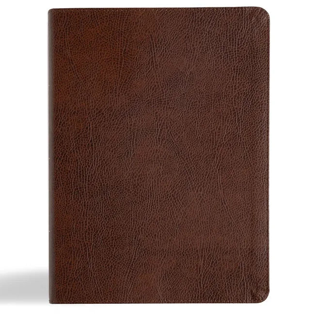 KJV Study Bible, Large Print Edition, Brown Bonded Leather - stevensbooks