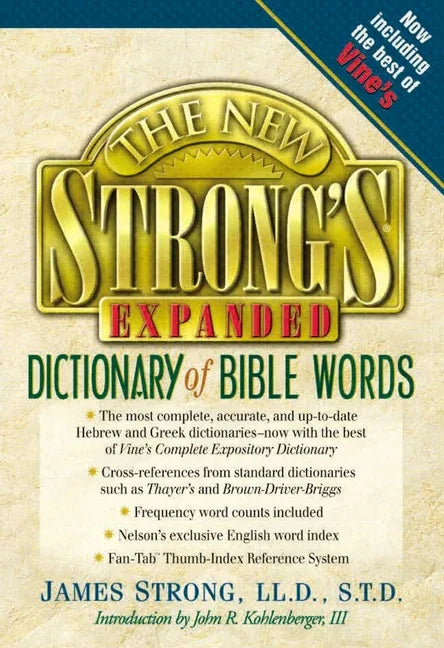 New Strong's Expanded Dictionary of Bible Words - stevensbooks