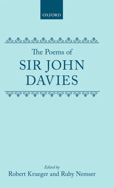 Poems of Sir John Davies - stevensbooks