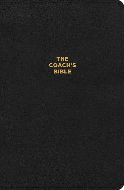 CSB Coach's Bible, Black Leathertouch: Devotional Bible for Coaches - stevensbooks