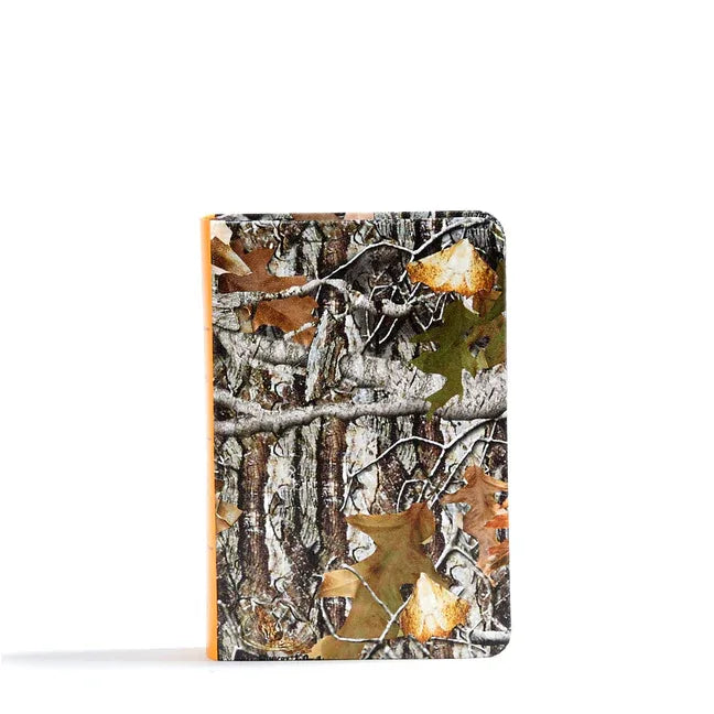 CSB Sportsman's Bible: Large Print Compact Edition, Mothwing Camouflage Leathertouch (Compact) - stevensbooks