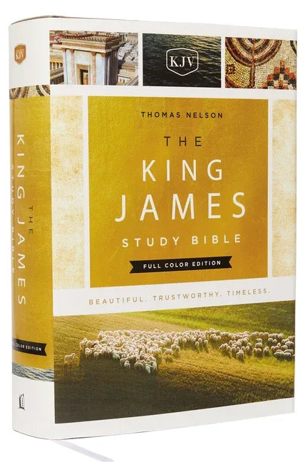 King James Study Bible, Hardcover, Full-Color Edition - stevensbooks