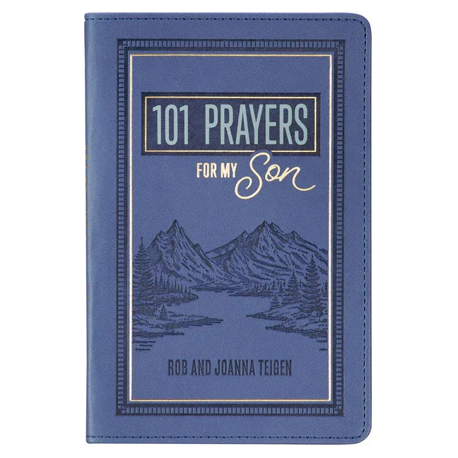 Gift Book 101 Prayers for My Son Faux Leather - stevensbooks