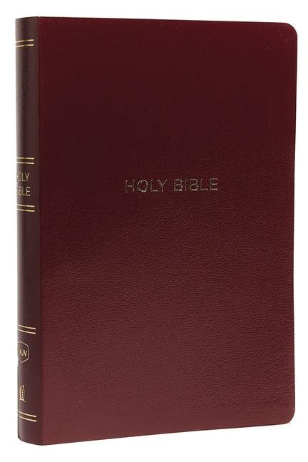 NKJV, Reference Bible, Center-Column Giant Print, Leather-Look, Burgundy, Red Letter Edition, Comfort Print - stevensbooks
