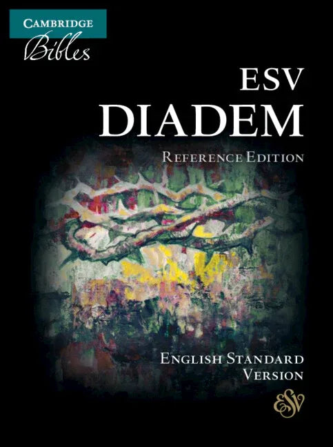 ESV Diadem Reference Edition, Black Calf Split Leather, Red-Letter Text, Es544: Xr - stevensbooks