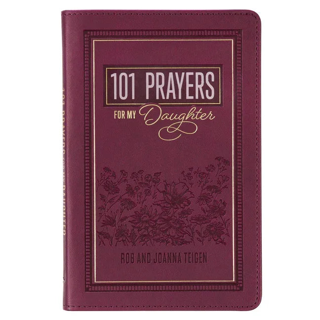 Gift Book 101 Prayers for My Daughter Faux Leather - stevensbooks