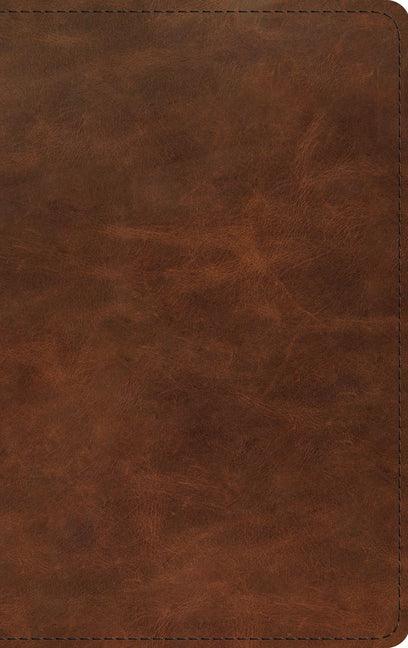ESV Thinline Bible, Red Letter (Full Grain Leather, Deep Brown) - stevensbooks