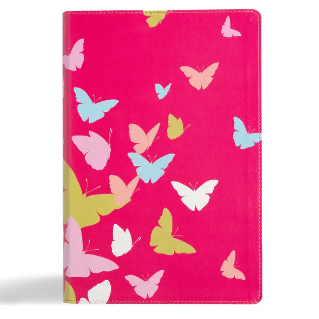 KJV One Big Story Bible, Pink Leathertouch: Connecting Christ Throughout God's Story - stevensbooks