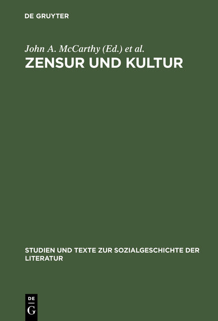 Zensur und Kultur (Reprint 2013) - Ingram