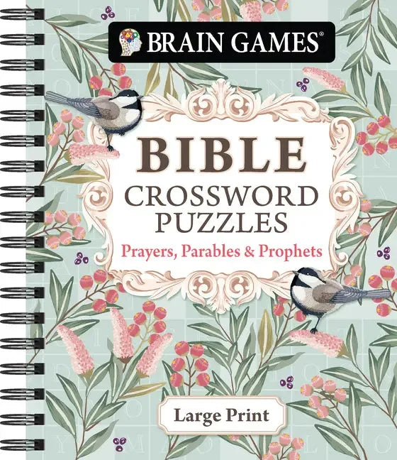 Brain Games - Bible Crossword Puzzles: Prayers, Parables & Prophets - Large Print - stevensbooks