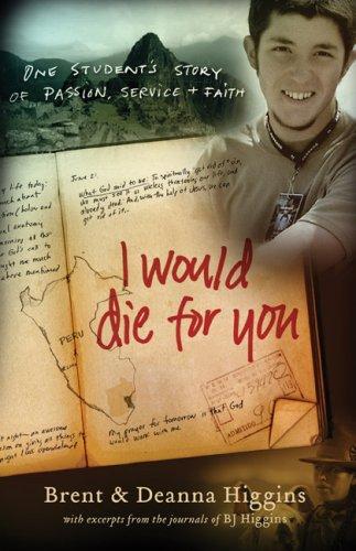 Cover of I Would Die for You: One Student's Story of Passion, Service and Faith