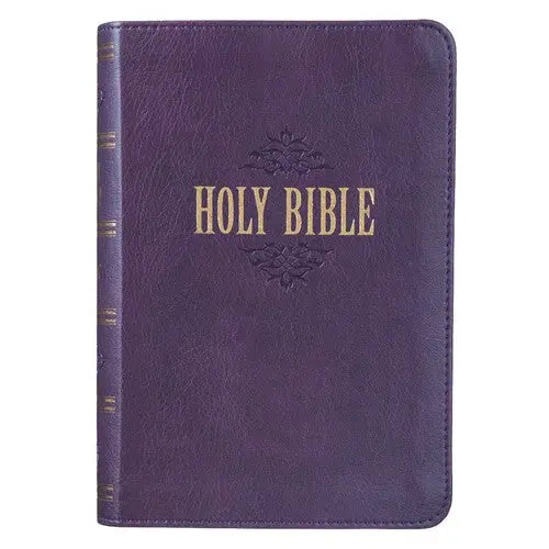 Cover of KJV Compact Large Print Lux-Leather Purple
