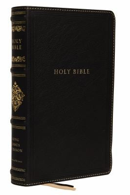 Kjv, Sovereign Collection Bible, Personal Size, Genuine Leather, Black, Red Letter Edition, Comfort Print: Holy Bible, King James Version