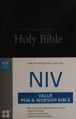 Cover of NIV, Value Pew and Worship Bible, Hardcover, Black (Special)