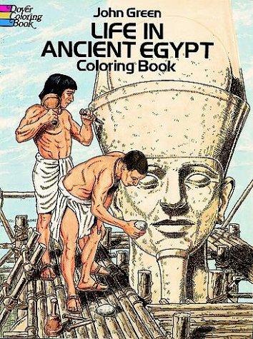 Cover of Life in Ancient Egypt Coloring Book