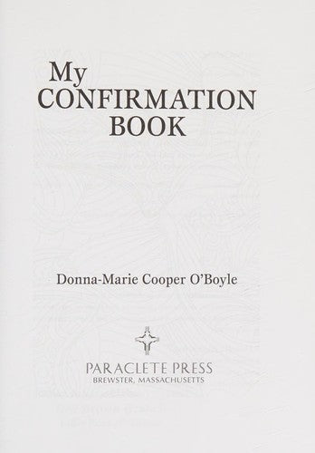 Cover of My Confirmation Book