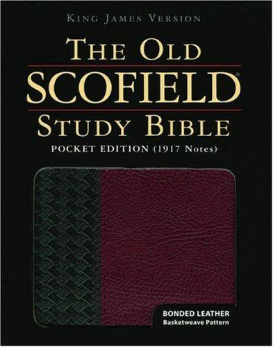Old Scofield Study Bible-KJV-Pocket - stevensbooks
