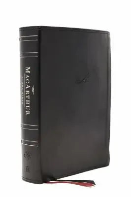 Esv, MacArthur Study Bible, 2nd Edition, Leathersoft, Black: Unleashing God's Truth One Verse at a Time - stevensbooks