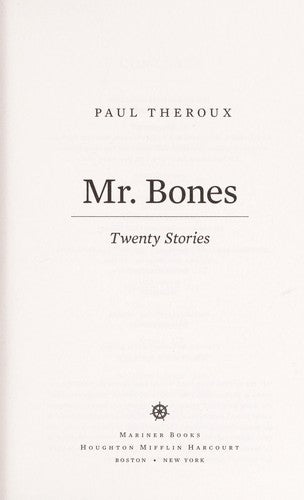 Cover of Mr. Bones: Twenty Stories