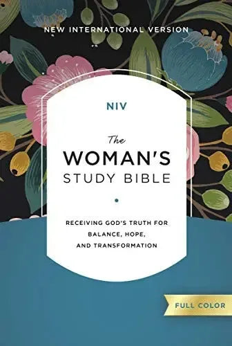 NIV, the Woman's Study Bible, Hardcover, Full-Color: Receiving God's Truth for Balance, Hope, and Transformation - stevensbooks