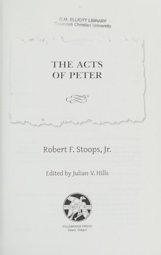 Cover of Acts of Peter