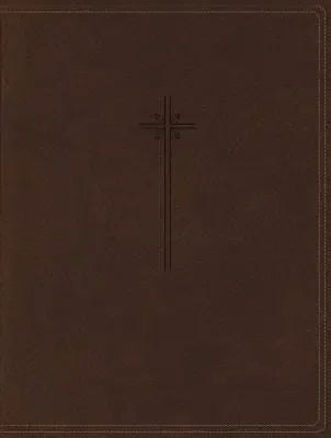 NIV, Journal the Word Bible, Imitation Leather, Brown, Red Letter Edition, Comfort Print: Reflect, Take Notes, or Create Art Next to Your Favorite Ver - stevensbooks