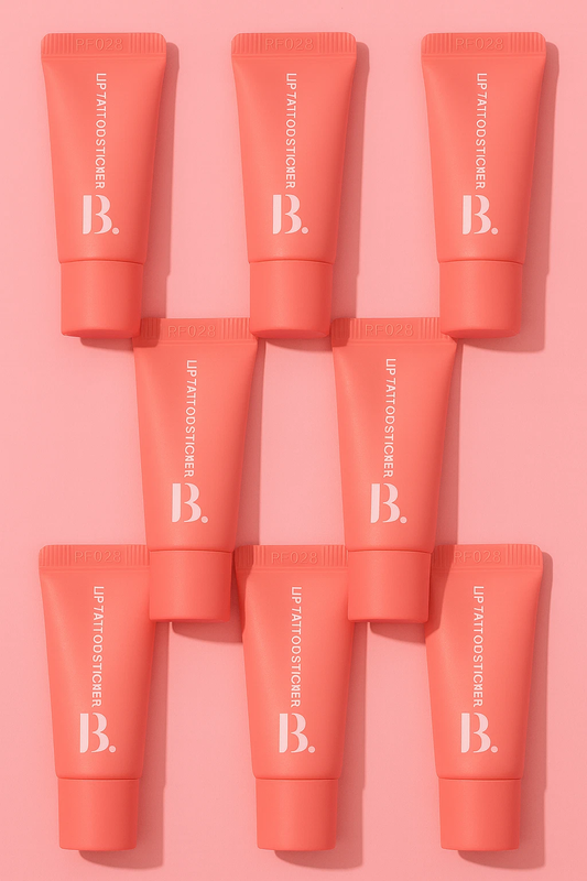 10 Pcs K Lip Tattoo Sticker Set Waterproof Long Lasting Smudge Proof Lip Tint