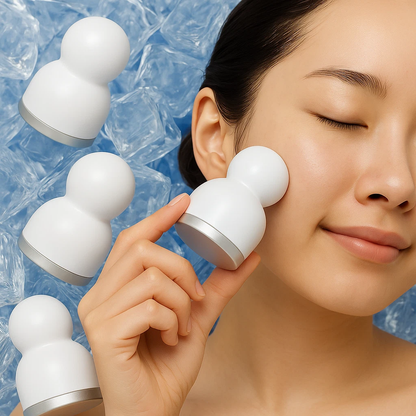 Korean Beauty 5pcs Ice Roller – Face Massager for Puffiness and Cooling Relief
