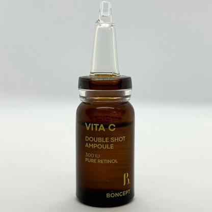 5 pcs Vita C Double Shot Ampoule Kit Freeze Dried Pure Vitamin C and Retinol