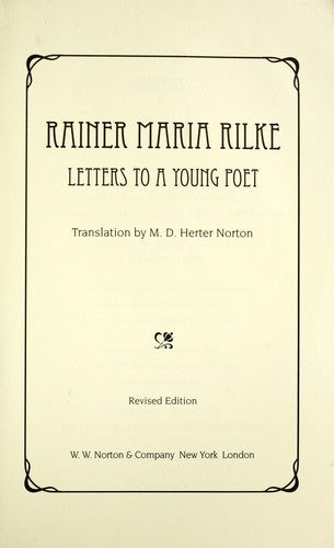 Letters to a Young Poet (Revised)