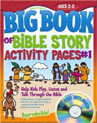 Cover of Big Book of Bible Story Activity Pages #1 [With CDROM]