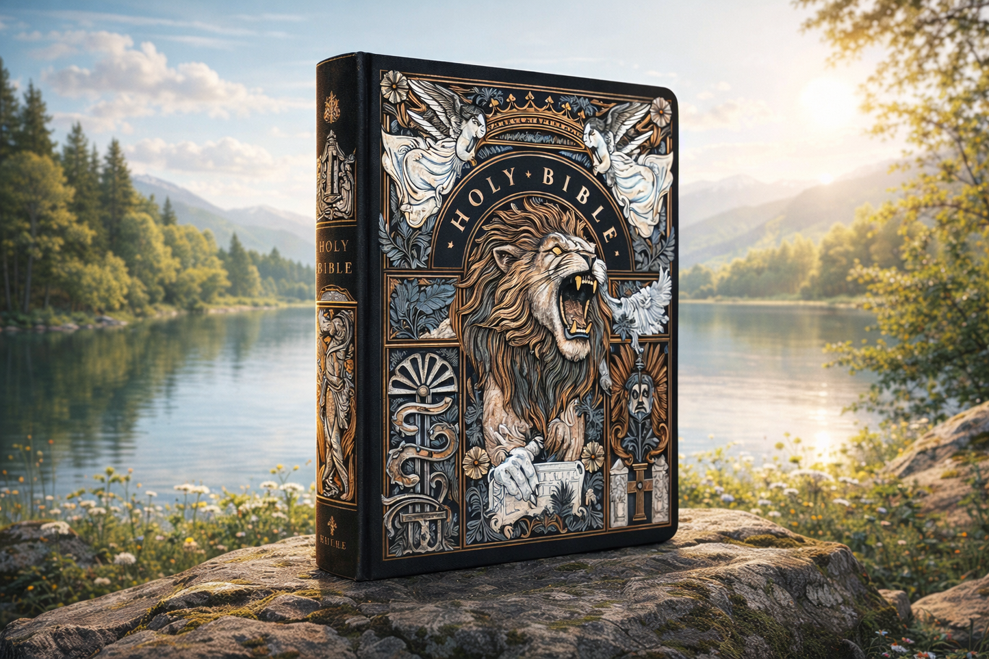 ESV Journaling Study Bible, Artist Series (Hardcover, Joshua Noom, the Lion and the Lamb)