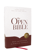 The Open Bible: Read and Discover the Bible for Yourself (Nkjv, Hardcover, Red Letter, Comfort Print)
