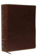 KJV, Journal the Word Bible, Large Print, Bonded Leather, Brown, Red Letter Edition: Reflect, Journal, or Create Art Next to Your Favorite Verses - stevensbooks