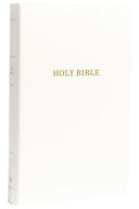 KJV, Gift and Award Bible, Imitation Leather, White, Red Letter Edition