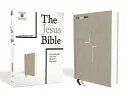 Jesus Bible, NIV Edition, Cloth Over Board, Gray Linen, Comfort Print