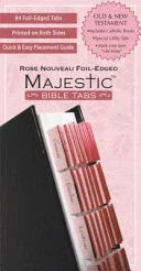 Majestic Rose Nouveau Foil-Edged Bible Tabs - stevensbooks