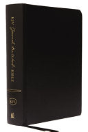 KJV, Journal the Word Bible, Hardcover, Black, Red Letter Edition, Comfort Print: Reflect, Journal, or Create Art Next to Your Favorite Verses