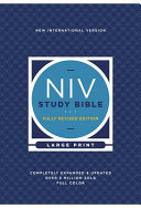 NIV Study Bible, Fully Revised Edition, Large Print, Hardcover, Red Letter, Comfort Print