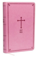 NKJV, Deluxe Gift Bible, Imitation Leather, Pink, Red Letter Edition