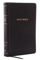 KJV, Reference Bible, Personal Size Giant Print, Bonded Leather, Black, Red Letter Edition - stevensbooks