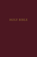 KJV, Pew Bible, Large Print, Hardcover, Burgundy, Red Letter Edition