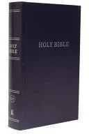 KJV, Pew Bible, Large Print, Hardcover, Blue, Red Letter Edition - stevensbooks