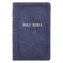 KJV Bible Giant Print Dark Blue