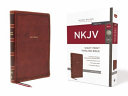 Nkjv, Thinline Bible, Giant Print, Leathersoft, Brown, Red Letter Edition, Comfort Print: Holy Bible, New King James Version