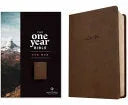 NLT the One Year Bible for Men (Leatherlike, Rustic Brown Mountain) - stevensbooks