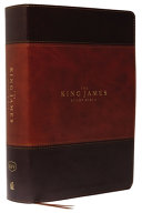 King James Study Bible, Imitation Leather, Brown, Full-Color Edition